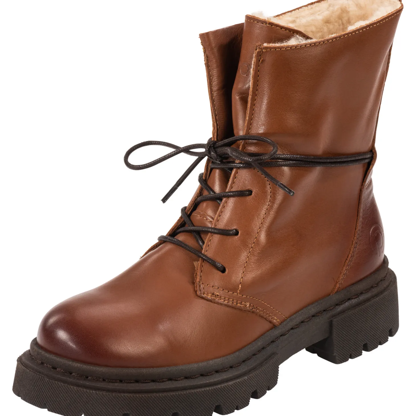 Palado Kasos Block, Schnürstiefeletten, Damen, Braun