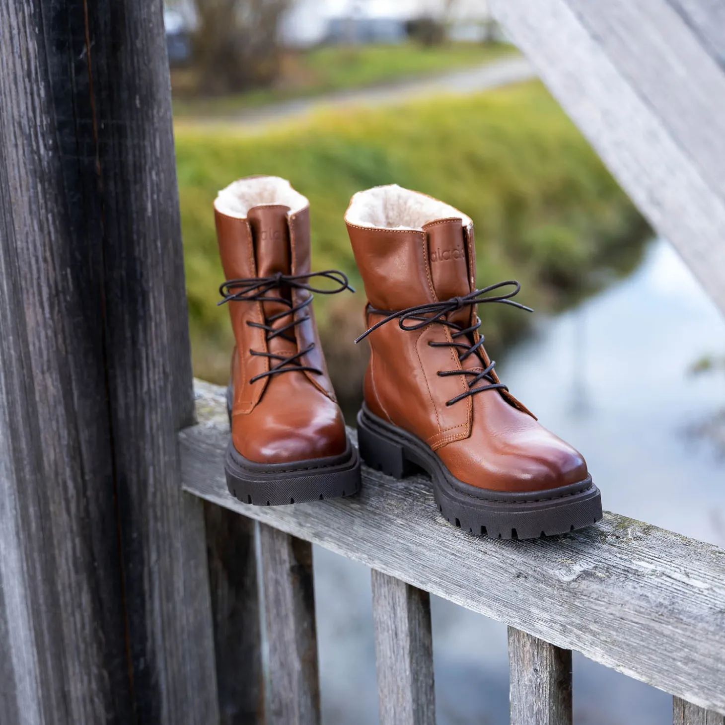 Palado Kasos Block, Schnürstiefeletten, Damen, Braun