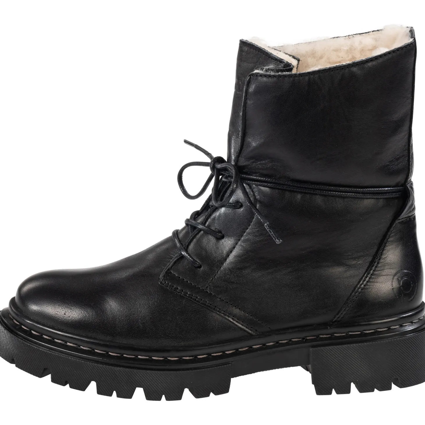 Palado Kasos Block, Schnürstiefeletten, Damen, Schwarz