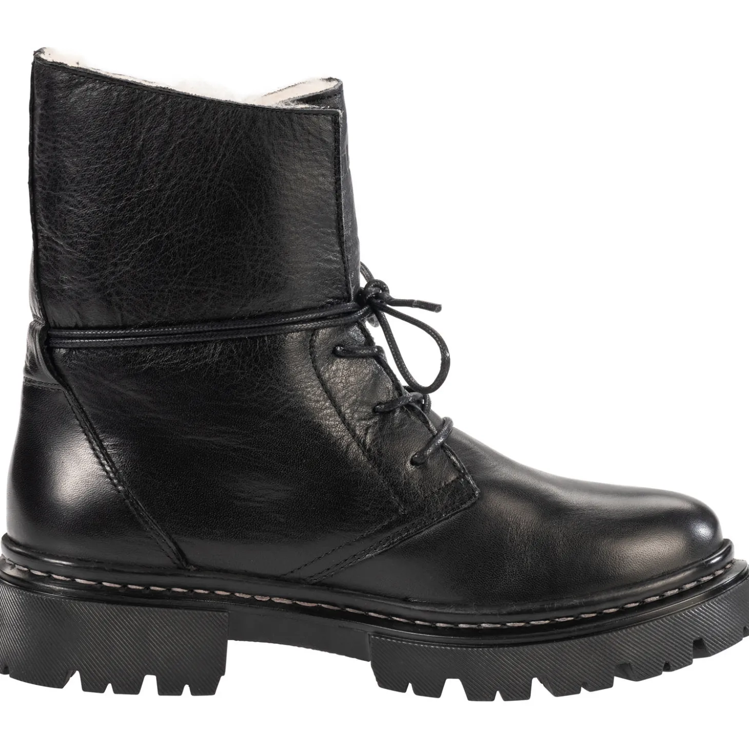 Palado Kasos Block, Schnürstiefeletten, Damen, Schwarz