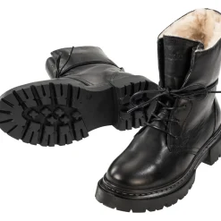 Palado Kasos Block, Schnürstiefeletten, Damen, Schwarz