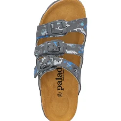 Palado Kids Capri B Print, Pantoletten, Kinder, Grau Nautic