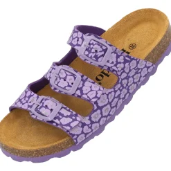 Palado Kids Capri G Print, Pantoletten, Kinder, Lila Leo