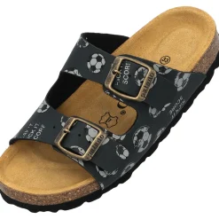 Palado Kids Korfu B, Pantoletten, Kinder, Schwarz Kicker