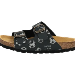 Palado Kids Korfu B, Pantoletten, Kinder, Schwarz Kicker