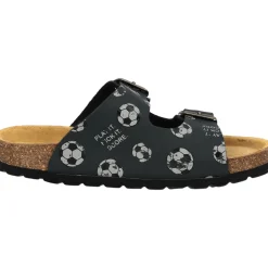 Palado Kids Korfu B, Pantoletten, Kinder, Schwarz Kicker