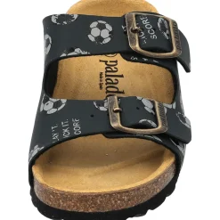 Palado Kids Korfu B, Pantoletten, Kinder, Schwarz Kicker