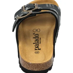 Palado Kids Korfu B, Pantoletten, Kinder, Schwarz Kicker