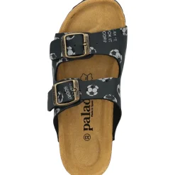 Palado Kids Korfu B, Pantoletten, Kinder, Schwarz Kicker