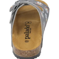 Palado Kids Korfu B, Pantoletten, Kinder, Grau Soccer Flames