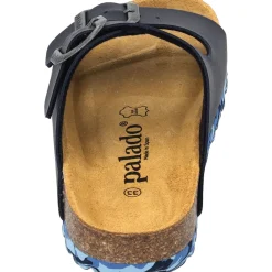 Palado Kids Korfu B, Pantoletten, Kinder, Dunkelblau/Camou