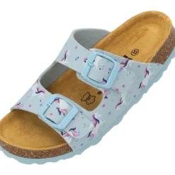Palado Kids Korfu G, Pantoletten, Kinder, Hellblau Unicorn