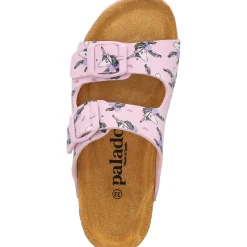 Palado Kids Korfu G, Pantoletten, Kinder, Rosa Unicorn