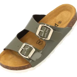 Palado Kids Korfu G, Pantoletten, Kinder, Khaki