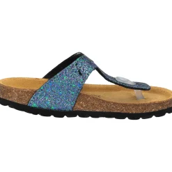 Palado Kids Kos G Glitzer, Zehentrenner, Kinder, Blau