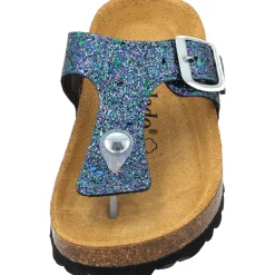 Palado Kids Kos G Glitzer, Zehentrenner, Kinder, Blau