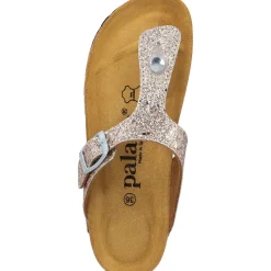 Palado Kids Kos G Glitzer, Zehentrenner, Kinder, Rosegold