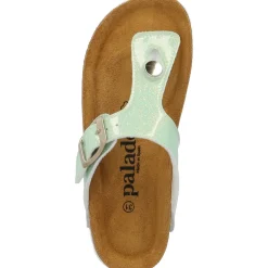 Palado Kids Kos G Sparkle, Pantoletten, Kinder, Hellgrün