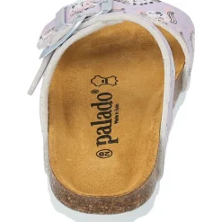 Palado Kids Samos G Print, Pantoletten, Kinder, Hellrosa Metallic Unicorn
