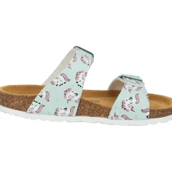 Palado Kids Samos G Print, Pantoletten, Kinder, Türkis Unicorn