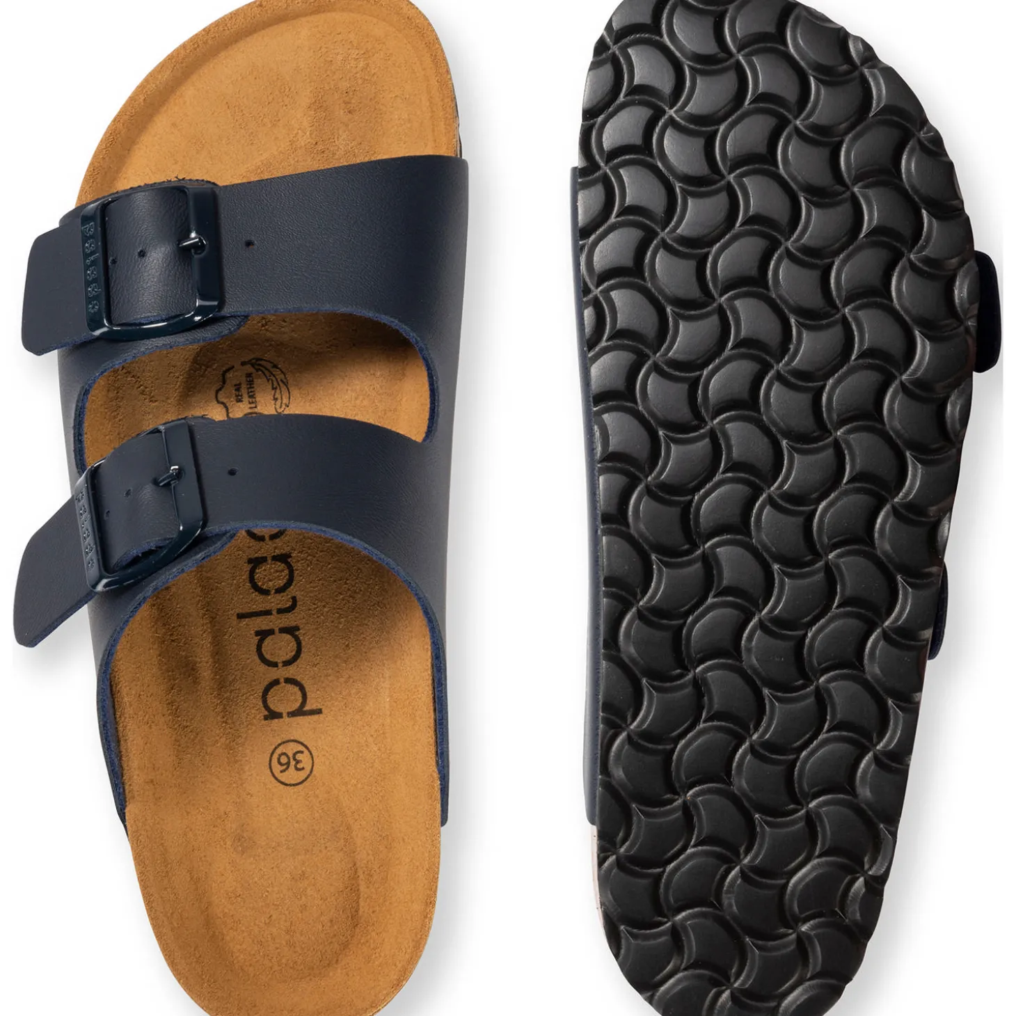 Palado Korfu Herren, Pantoletten, Herren, Dunkelblau Basic