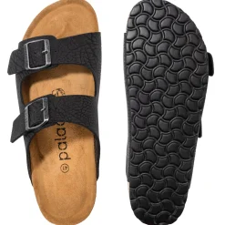 Palado Korfu Herren, Pantoletten, Herren, Schwarz Rustic