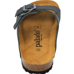 Palado Korfu Oiled Premium Leather Herren, Pantoletten, Herren, Dunkelblau