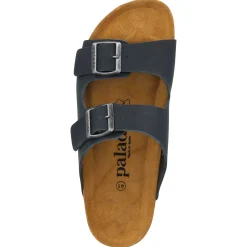 Palado Korfu Oiled Premium Leather Herren, Pantoletten, Herren, Dunkelblau