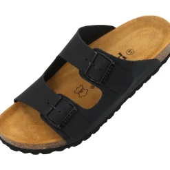 Palado Korfu Oiled Premium Leather Herren, Pantoletten, Herren, Schwarz