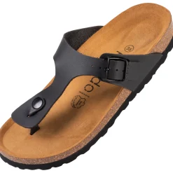 Palado Kos Herren Matt, Pantoletten & Badeschuhe, Herren, Schwarz