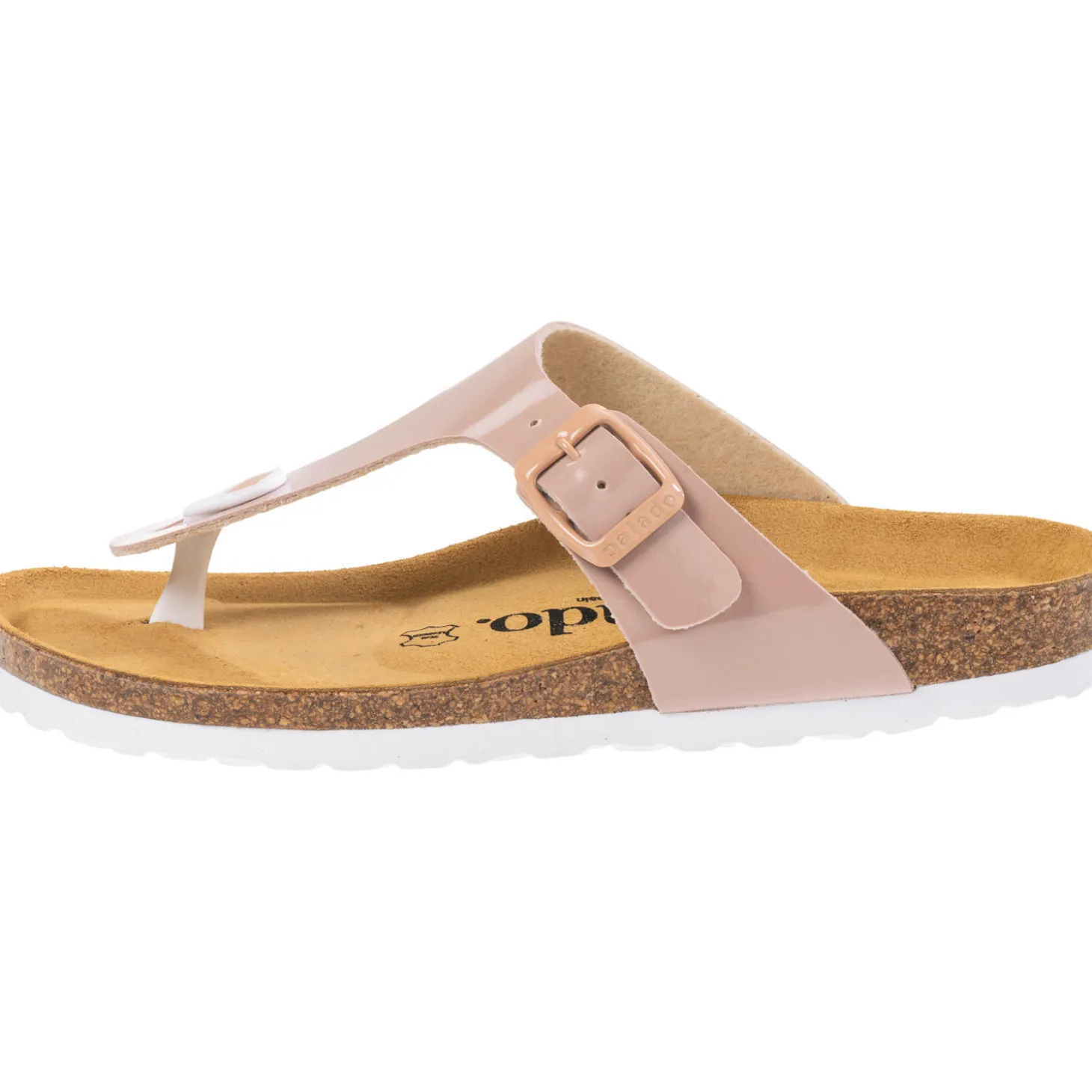 Palado Kos Lack, Zehentrenner, Damen, Rosa/Rosa