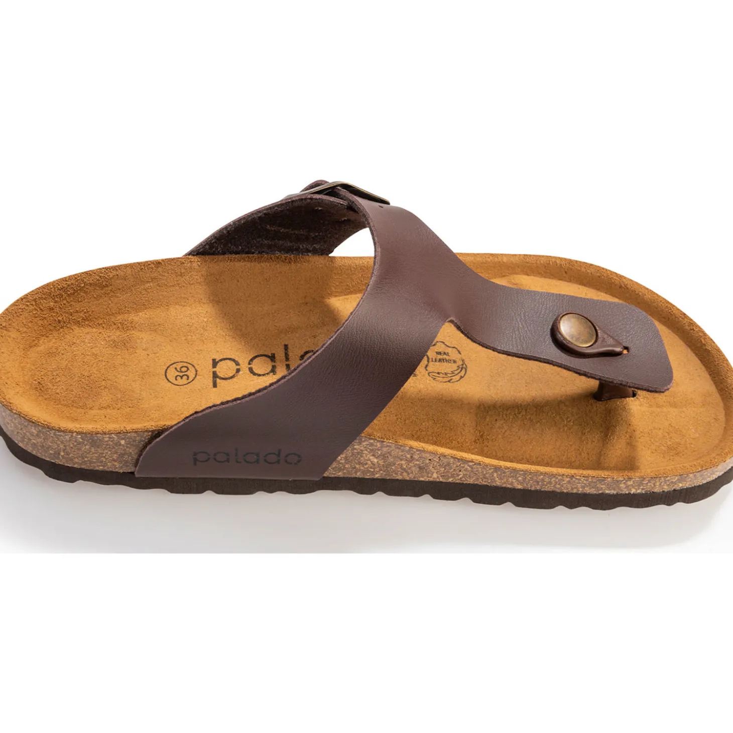 Palado Kos Matt, Zehentrenner, Damen, Braun