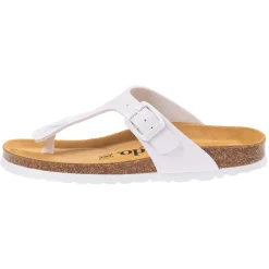 Palado Kos Matt, Zehentrenner, Damen, Weiß/Weiß