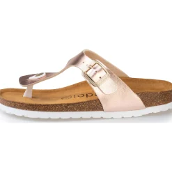 Palado Kos Metallic, Zehentrenner, Damen, Rosegold