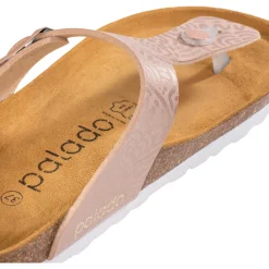 Palado Kos Prints, Zehentrenner, Damen, Lines Rosa