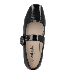 Palado Kyndle by Sila Sahin, Riemchenballerinas, Damen, Schwarz