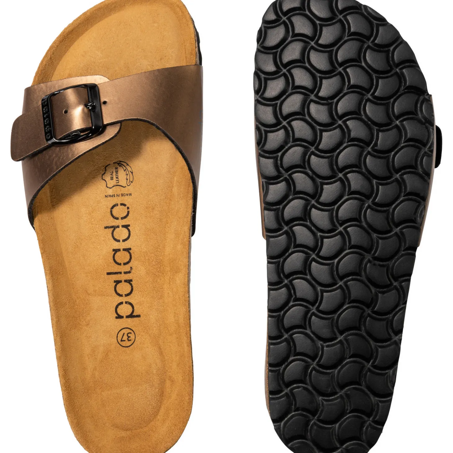 Palado Malta Arizona, Pantoletten, Damen, Bronze