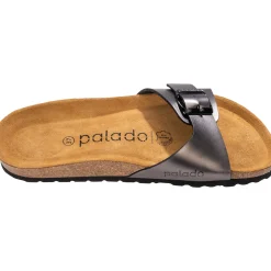 Palado Malta Arizona, Pantoletten, Damen, Metallic Antra