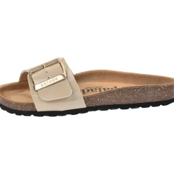 Palado Malta EGS Lack, Pantoletten, Damen, Beige/Schwarz