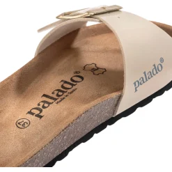 Palado Malta EGS Lack, Pantoletten, Damen, Beige/Schwarz