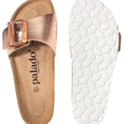Palado Malta EGS Metallic, Pantoletten, Damen, Rose/Gold