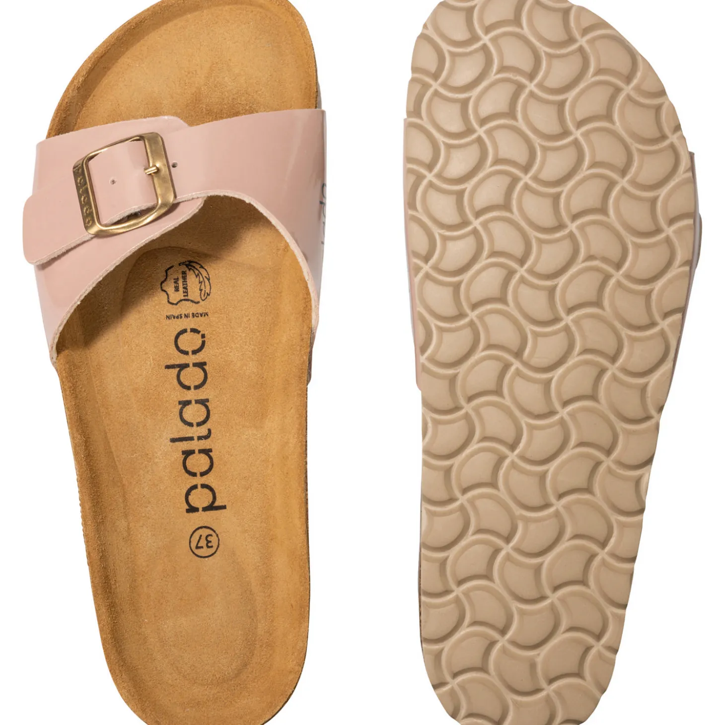 Palado Malta Lack, Pantoletten, Damen, Rosa