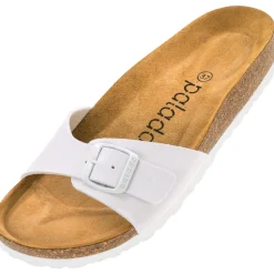 Palado Malta Matt, Pantoletten, Damen, Weiß/Weiß