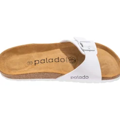 Palado Malta Matt, Pantoletten, Damen, Weiß/Weiß