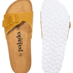 Palado Malta Matt, Pantoletten, Damen, Senf