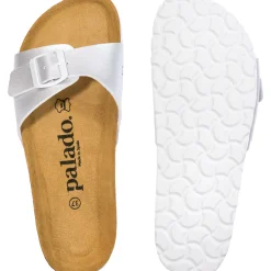 Palado Malta Metallic, Pantoletten, Damen, Hellsilber