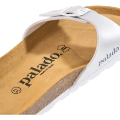 Palado Malta Metallic, Pantoletten, Damen, Hellsilber