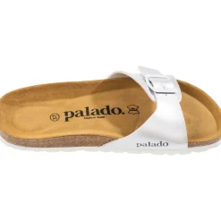 Palado Malta Metallic, Pantoletten, Damen, Hellsilber