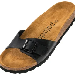 Palado Malta Texas, Pantoletten, Damen, Schwarz