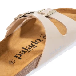 Palado Milos Lack, Pantoletten, Damen, Beige
